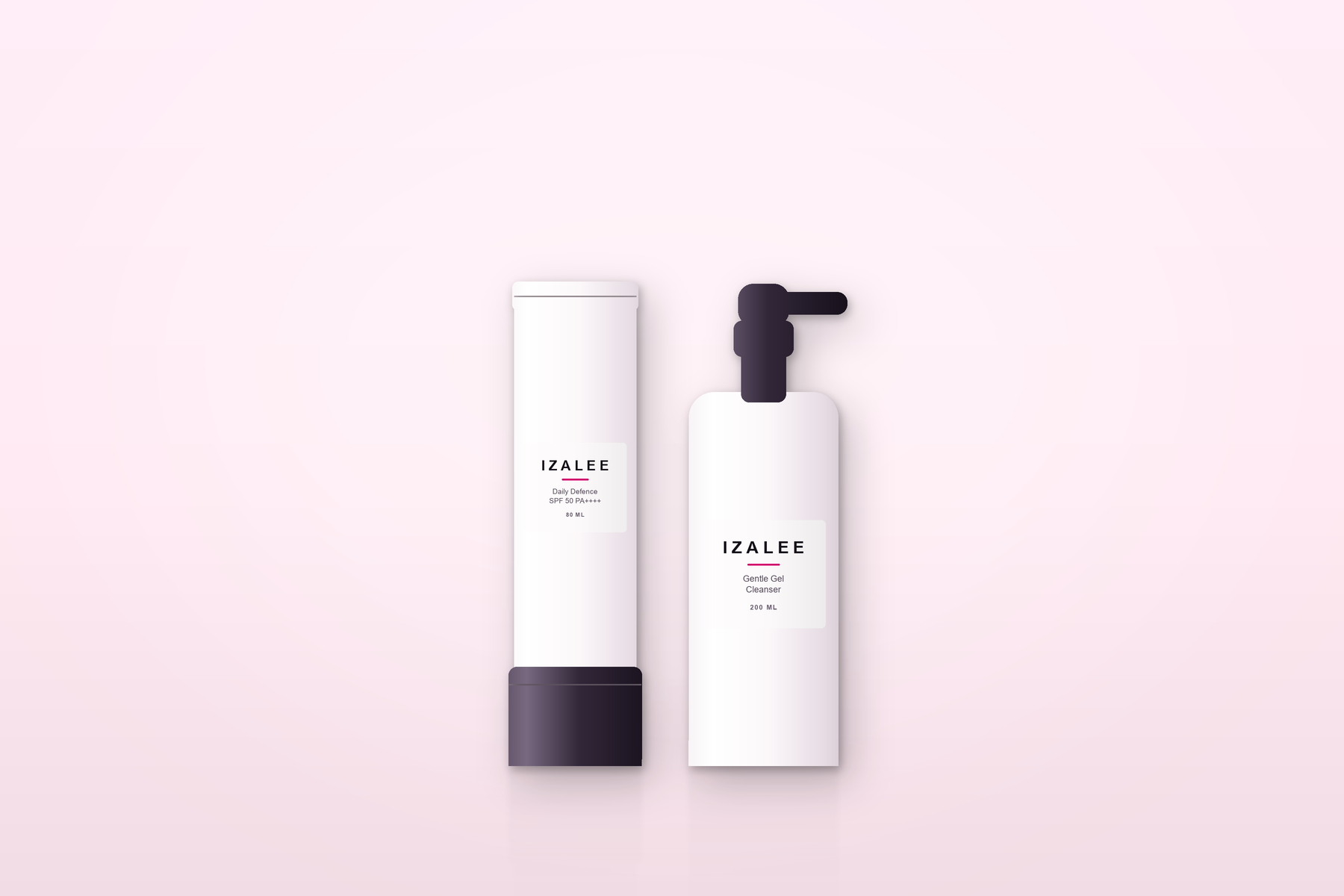 Izalee products photographed together